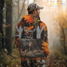 Load image into Gallery viewer, Whitetail Deer Hunting Orange Camo Autumn - Personalized All Over Print Deer Hunting Clothes NHT184