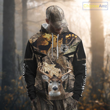 Load image into Gallery viewer, Whitetail Deer Hunting Camo Forest 3D All Over Printed Shirt, Personalized Hunting Shirt NHT277