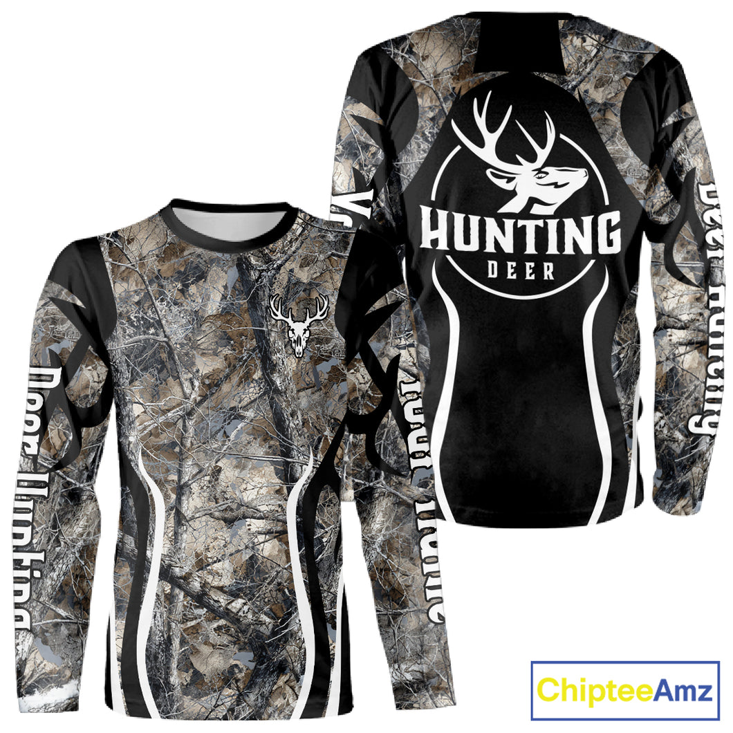 Custom Camouflage Deer Hunting 3D All Over Printed Shirts for Men, Hunting Gifts NBT203