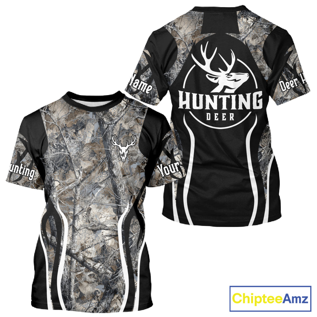 Custom Camouflage Deer Hunting 3D All Over Printed Shirts for Men, Hunting Gifts NBT203