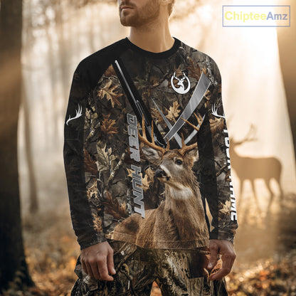 Whitetail Deer Hunting 3D All Over Printed Hoodie, Sweatshirt Hunting for Men NBT315