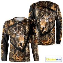 Load image into Gallery viewer, Personalized Whitetail Deer Hunting Brown Camouflage 3D All Over Printed Shirt NBT277