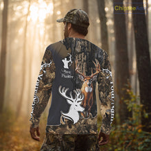 Load image into Gallery viewer, Personalized Deer Hunting 3D All Over Printed Hoodie Brown Leaves Camo, Hunting accessories NBT318
