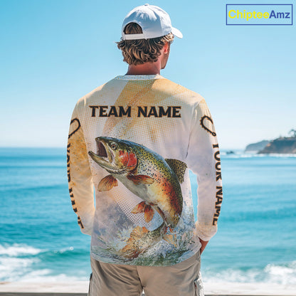 Rainbow Trout Fishing Jerseys For Fishing Team, Trout Fishing Shirts Long Sleeve NBT412