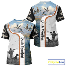 Load image into Gallery viewer, Personalized Duck Hunting Custom Name All Over Print Shirts, Duck Hunting Gifts NBT121