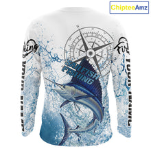 Load image into Gallery viewer, Custom Sailfish Long Sleeve Fishing Shirts Saltwater Fish, Compass Offshore Tournament Fishing Shirts NBT375