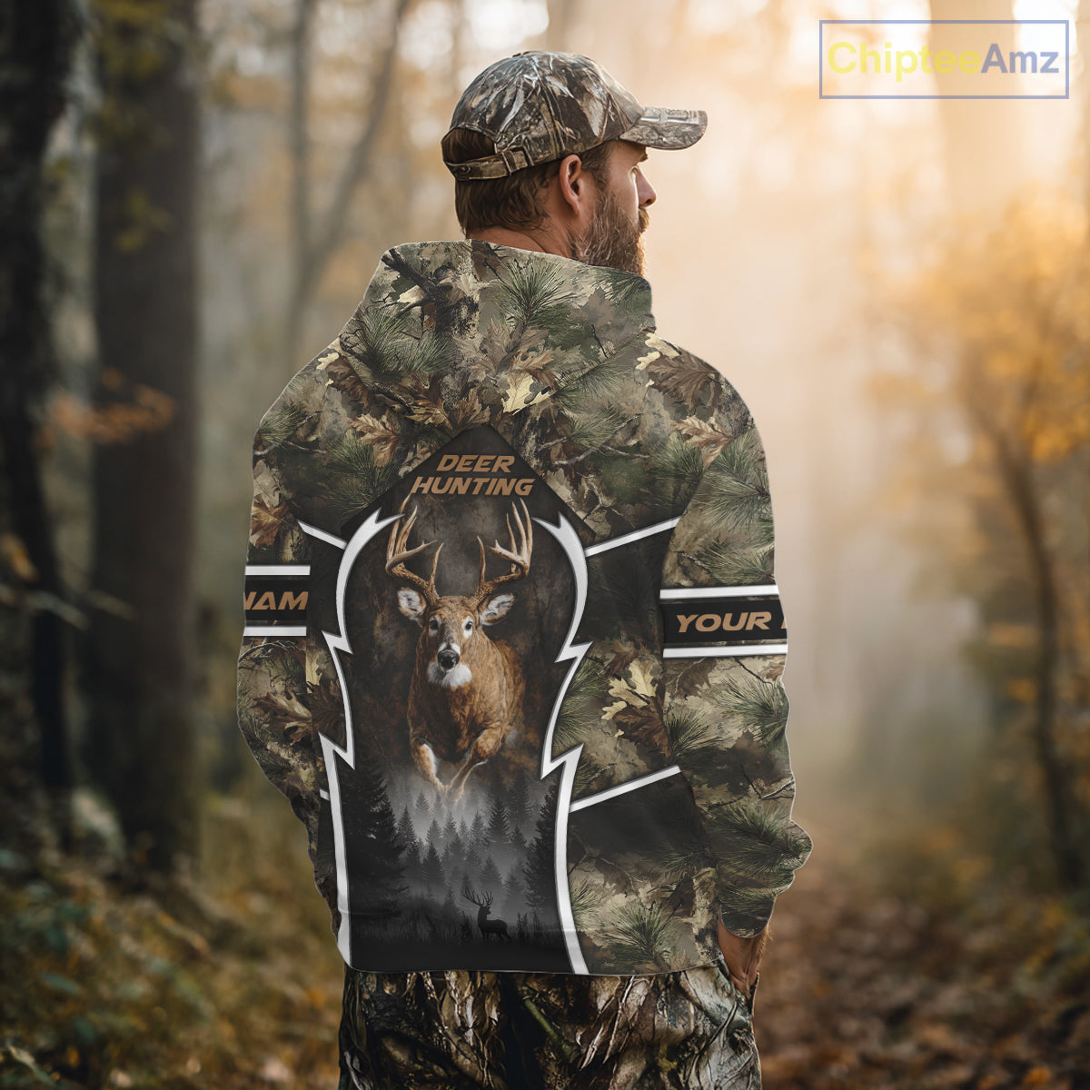 Deer Hunting Forest Camo 3D All Over Printed Shirts - Mule Deer Hunting Season, Hunting Clothes NBT35