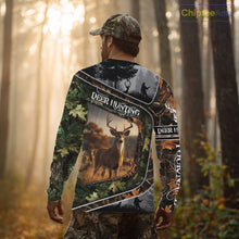 Load image into Gallery viewer, Deer Hunting Custom Name Camo Shirts - Personalized Hunting Clothes for Deer Hunting Season NBT38