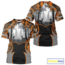 Load image into Gallery viewer, Whitetail Deer Hunting Orange Camouflage Full All-Over 3D for Men, Deer Hunting Gifts NBT242