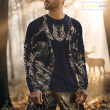 Load image into Gallery viewer, Best Wild Boar Hunting Camo Custom Name Shirts for Hunter, Gifts for Hunters NBT171
