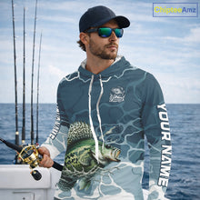Load image into Gallery viewer, Custom Crappie Long Sleeve Hooded Tournament Fishing Shirts, Team Crappie Fishing Jerseys NBT695