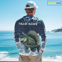 Load image into Gallery viewer, Custom Crappie Long Sleeve Tournament Fishing Shirts, Team Crappie Fishing Jerseys NBT695