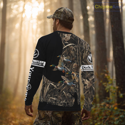 Mallard Duck Custom Camo 3D Hunting Shirts Best Hunting Clothes For Duck Hunting Season NBT264