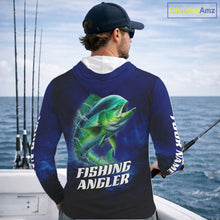 Load image into Gallery viewer, Personalized Mahi Mahi Fishing Hood UV Protection Saltwater Fishing Shirts NBT373