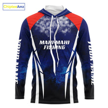 Load image into Gallery viewer, Personalized Mahi Mahi Fishing Hood UV Protection Saltwater Fishing Shirts NBT373