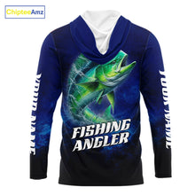 Load image into Gallery viewer, Personalized Mahi Mahi Fishing Hood UV Protection Saltwater Fishing Shirts NBT373