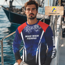 Load image into Gallery viewer, Personalized Mahi Mahi Fishing Hood UV Protection Saltwater Fishing Shirts NBT373