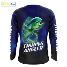 Load image into Gallery viewer, Personalized Mahi Mahi Fishing Hood UV Protection Saltwater Fishing Shirts NBT373