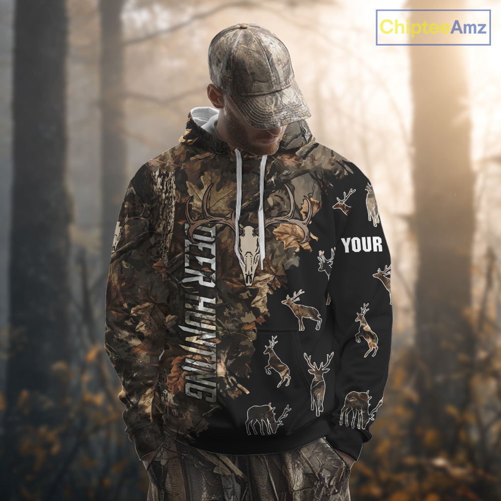 Personalized Camo Forest 3D Animal Deer Hunting Shirt Hunting Clothes For Season NBT330