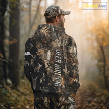 Load image into Gallery viewer, Personalized Camo Forest 3D Animal Deer Hunting Shirt Hunting Clothes For Season NBT330