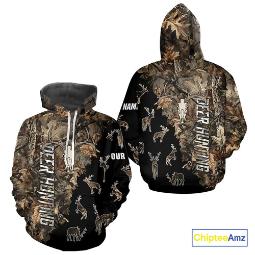 Personalized Camo Forest 3D Animal Deer Hunting Shirt Hunting Clothes For Season NBT330