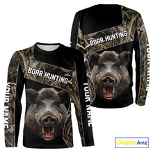 Load image into Gallery viewer, Custom Wild Boar Hunting Camo 3D Shirts, Boar Hunting Gifts, Boar Hunting Shirts for Hunter NBT158