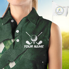Load image into Gallery viewer, Close-up fabric detail of lightweight 100% polyester quick-dry golf polo shirt with "Your Name" on the chest.