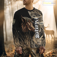 Load image into Gallery viewer, Beautiful Wild Boar Hunting Grass Camo Shirts for Hunters, Boar Hunting Clothing, Hunting Gifts NBT209