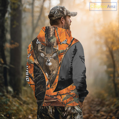 Custom Camo 3D Animal Deer Hunting Shirts Best Hunting Clothes For Hunters NBT279