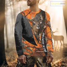 Load image into Gallery viewer, Custom Camo 3D Animal Deer Hunting Shirts Best Hunting Clothes For Hunters NBT279
