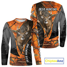 Load image into Gallery viewer, Custom Camo 3D Animal Deer Hunting Shirts Best Hunting Clothes For Hunters NBT279