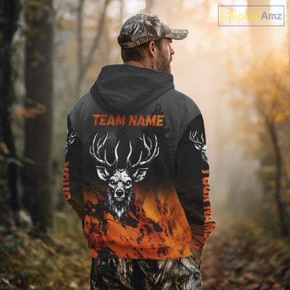 Deer Hunting Shirt Wood Ghost Orange Camo 3D All Over Print  NBT21