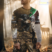 Load image into Gallery viewer, Duck Hunting with Dog Black Labs 3D All Over Printing Shirts for Men, Gifts for Duck Hunters NBT45
