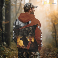 Load image into Gallery viewer, Custom Deer Hunting 3D Printing Brown Camo Shirts for Men, Deer Camp Clothes, Hunting Gifts NBT67