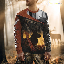 Load image into Gallery viewer, Custom Deer Hunting 3D Printing Brown Camo Shirts for Men, Deer Camp Clothes, Hunting Gifts NBT67