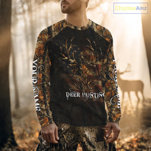 Load image into Gallery viewer, Best Deer Hunting Orange Camo with US Flag and Grim Reaper Deer Buck Shirts Hunting Gifts NBT70