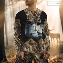 Load image into Gallery viewer, Custom 3D Deer Hunting Forest Camo with Big Buck Shirt for Men, Best Hunting Gifts for Hunters NBT72