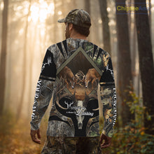 Load image into Gallery viewer, Personalized Mule Deer Hunting Forest Camo 3D All Over Printed Shirts, Best Deer Hunting Gifts for Men NBT77