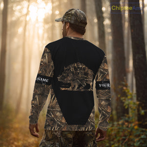 Wild Boar Hunting Camouflage Custom Name 3D All Over Print Shirts, Personalized Hunting Gifts NBT103