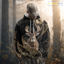 Load image into Gallery viewer, Best Whitetail Deer Hunting Black Camouflage 3D Printing Shirts, Gift Ideas for Hunters NBT236