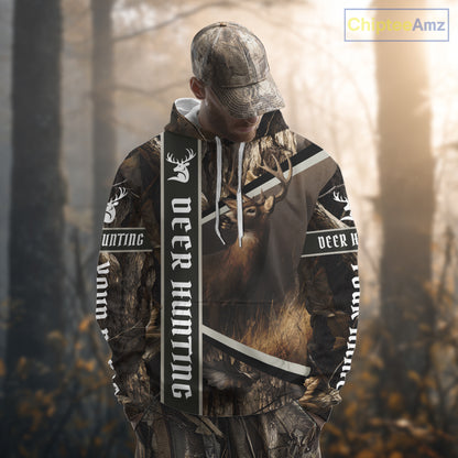 Deer Hunting Custom Name Camouflage Hunting Clothes, Deer Hunting Clothes, Hunting Gifts NBT190