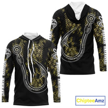 Load image into Gallery viewer, Custom Fish Hooks Bass Fishing Tournament Shirts Long Sleeve, Bass Fishing Shirts NBT454