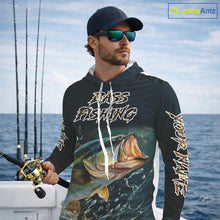 Load image into Gallery viewer, Largemouth Bass Fishing Hood Grass Camo, Bass Fishing Tournament Jerseys NBT362
