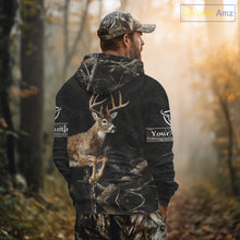 Load image into Gallery viewer, Deer Hunting Dark Camouflage Shirts for Deer Hunters, Personalized Hunting Shirts NBT278
