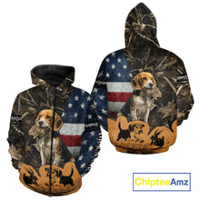 Load image into Gallery viewer, Custom Rabbit Hunting Camo US Flag 3D Shirts for Hunters, Rabbit Hunting Clothing NBT214