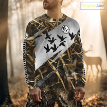 Load image into Gallery viewer, Duck Hunting Mallard Duck Waterfowl Custom Name 3D All Over Print Shirt, Hunting Gifts for Men NBT295