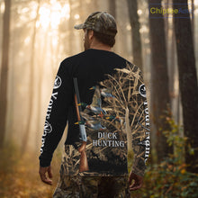 Load image into Gallery viewer, Camouflage Duck Hunting Custom Name 3D All Over Printing Shirts, Duck Hunting Gifts NBT159