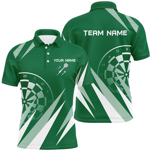 St Patrick Day Green Mens Darts Polo Shirt Custom Darts Shirt For Men Dart Jerseys LDT1460