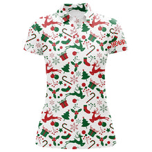 Load image into Gallery viewer, Christmas Elements Seamless Golf Polo Shirt Customized Funny Golf Shirts For Women Golf Gifts LDT0812