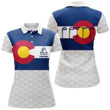 Load image into Gallery viewer, Colorado Flag Womens Golf Polo Shirt Custom Patriotic Golf Shirts For Women Golfing Gifts LDT0326